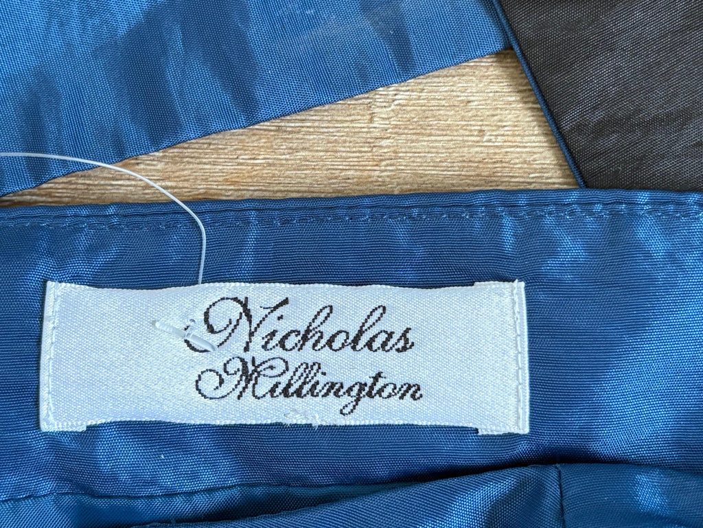 Wiązany niebieski top ze wstążką Nicholas Mullington